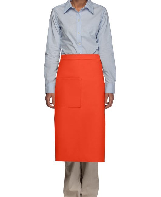 Orange Full Length Waist Aprons